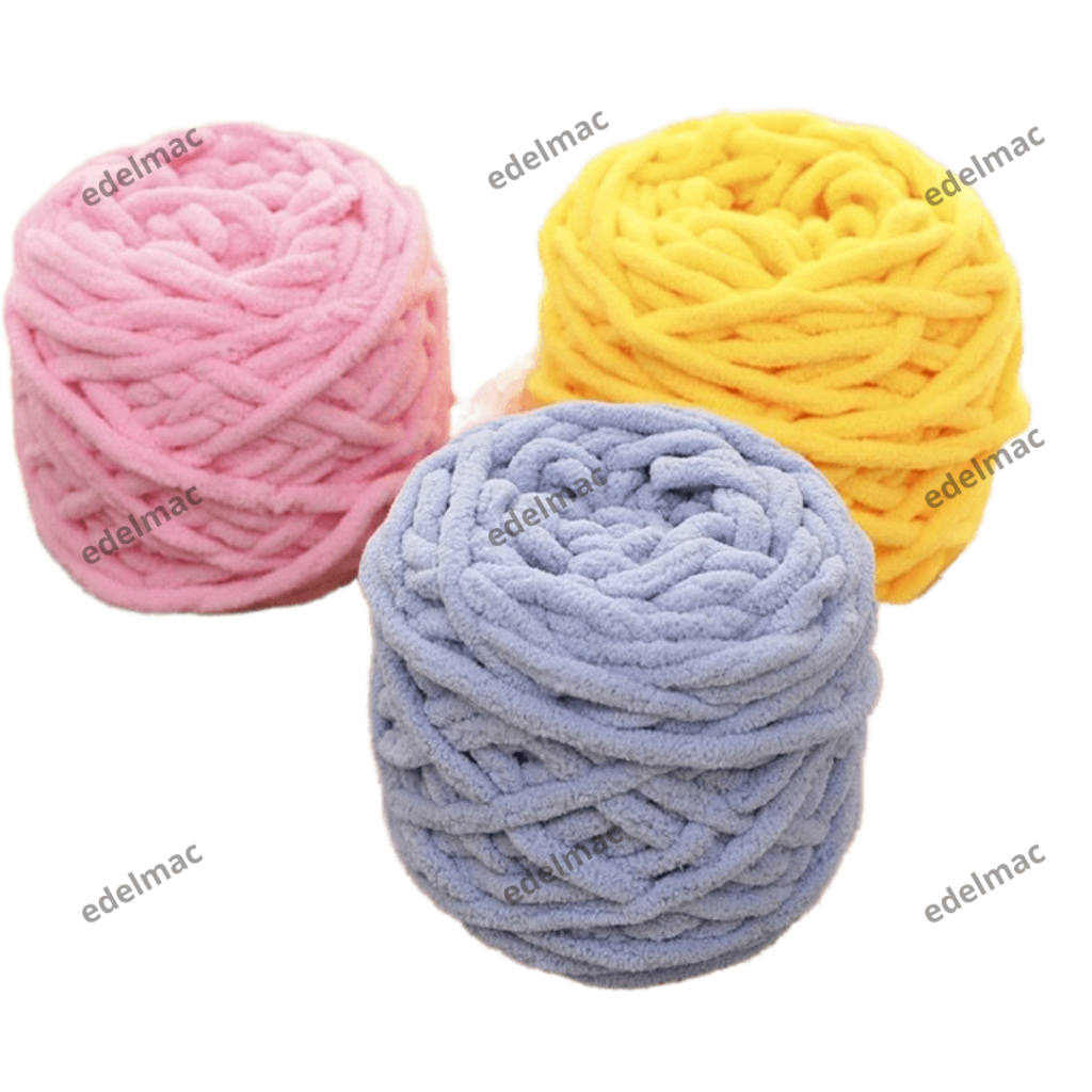 100gr DIY Benang Rajut Chenille Selimut Hand Knitting Blanket Scarf Soft Acrylic Cotton Yarns Thick Wool Handmade Handycraft