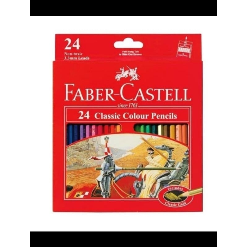 

FABER CASTELL Pencil warna classic 24 warna