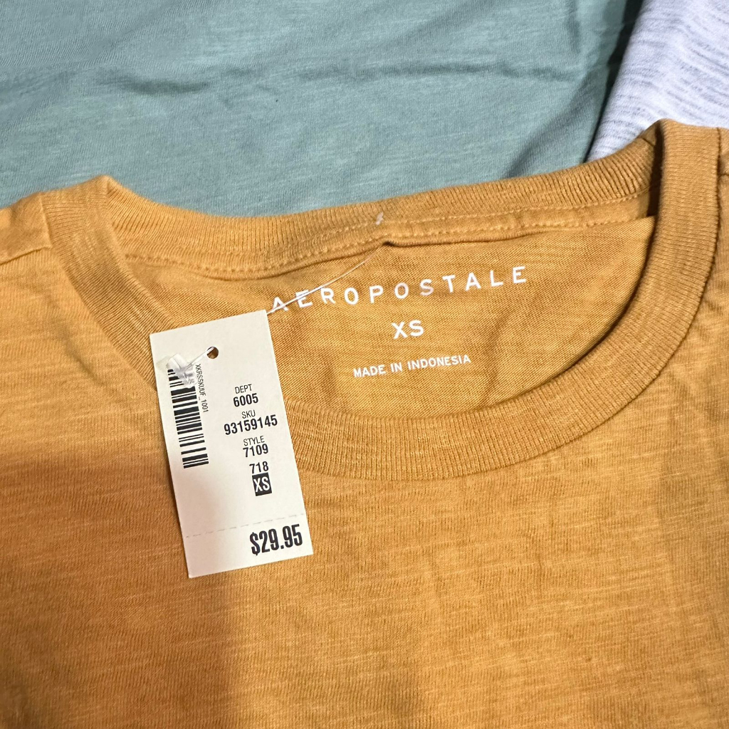 AEROPOSTALE T-Shirt Pria Kaos Katun Original Atasan Misty