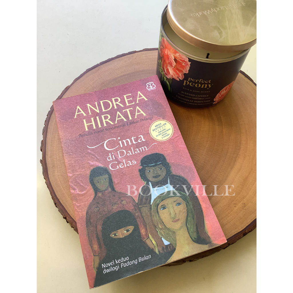 Preloved Novel Cinta Dalam Gelas - Andrea Hirata
