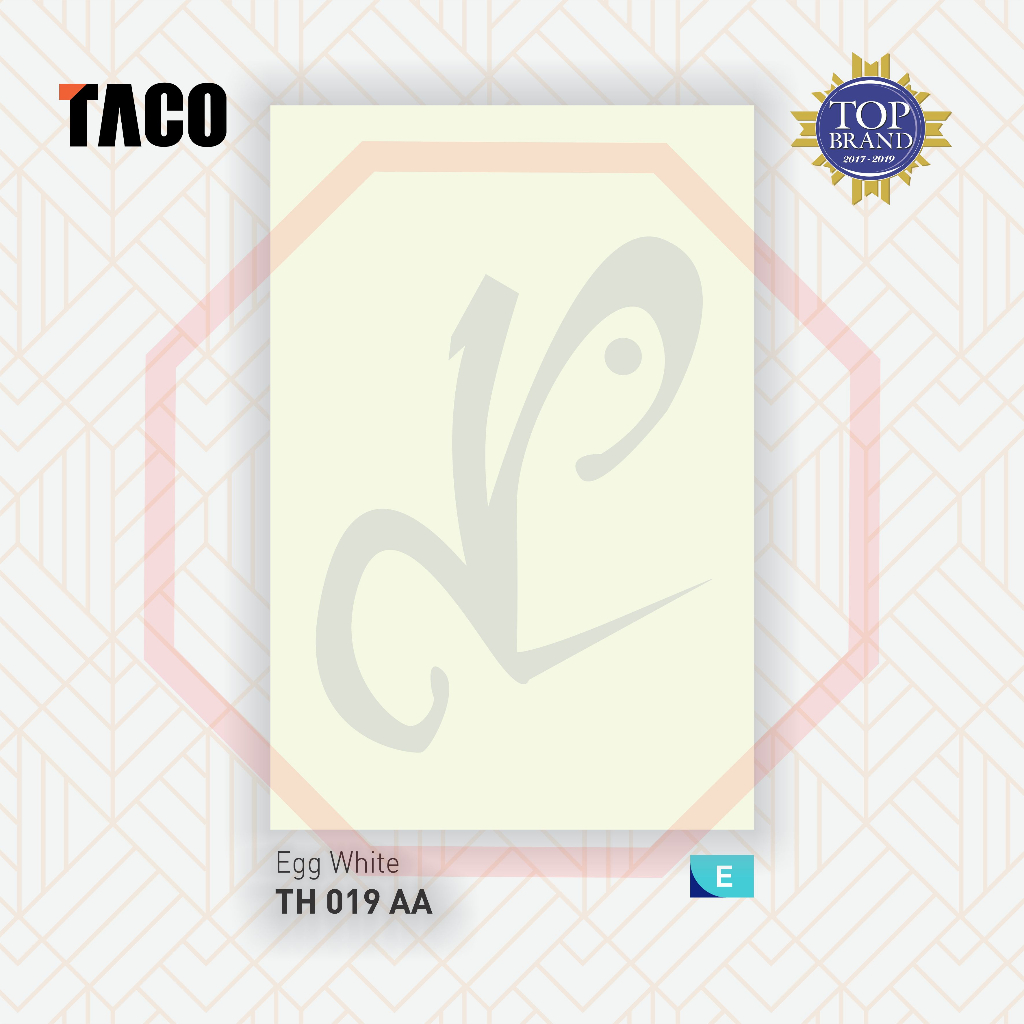 TACO HPL SOLID EGG WHITE TH 019 AA PUTIH TELUR Pelapis Triplek Furniture