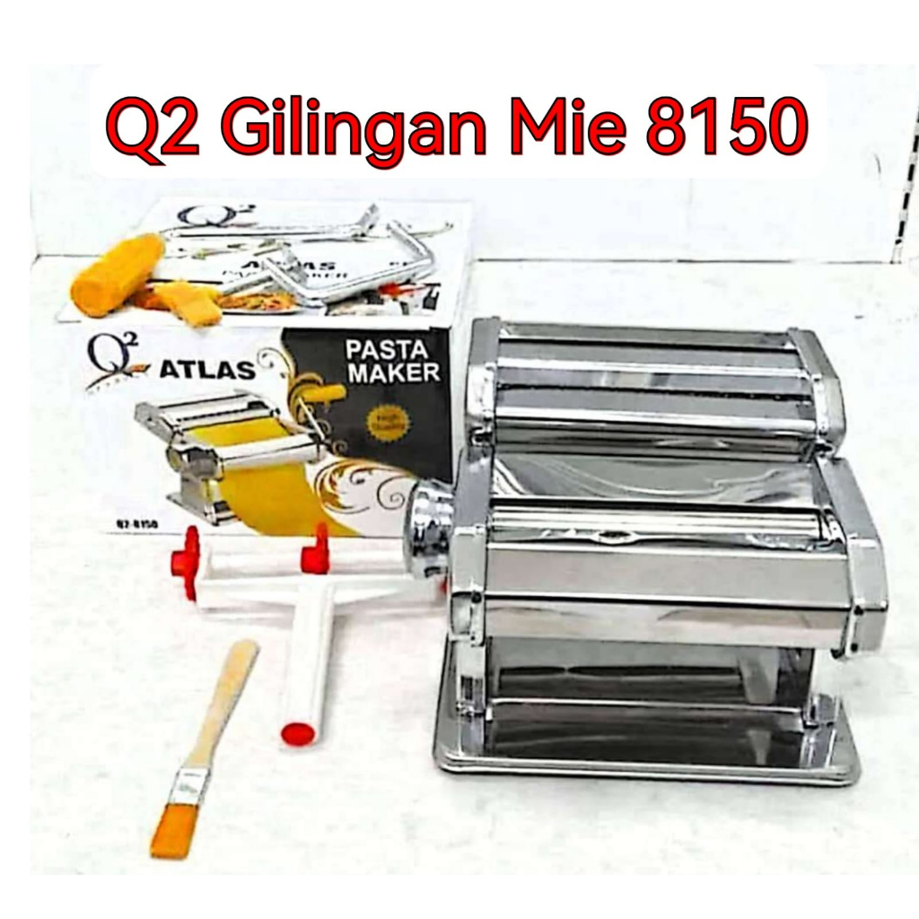 Homelux Ampia Pasta Maker AMP 150 / Gilingan Mie Manual Q-8138 / Q2 Gilingan HA-8150/ Crown Gilingan 4828