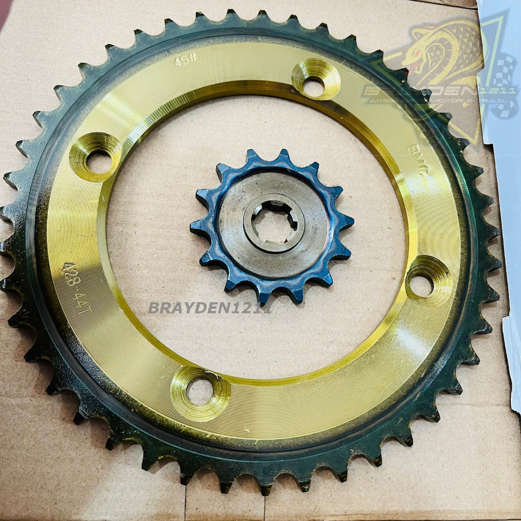 GEAR PAKET KLX 150 / GEAR SET KLX 150 / GEAR SSS KLX 150 /GEAR SUPERMOTO KLX BF