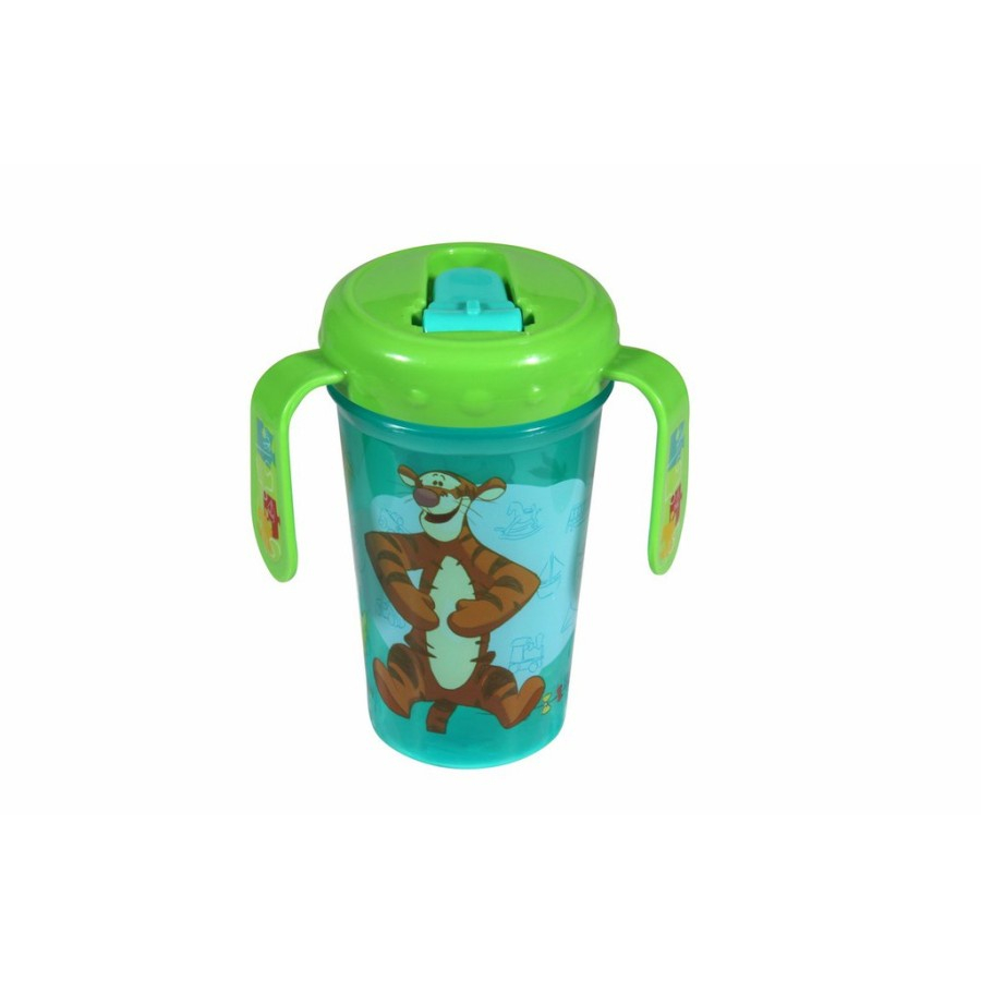 Winnie The Pooh 2 Handle Sip And Seal Cup botol minum spout gagang