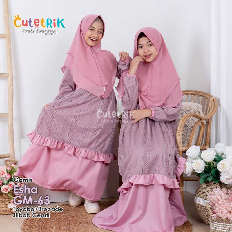 Rumah Gamis Anak (Cutetrik Gamis Esha GM57/GM63/GM67)