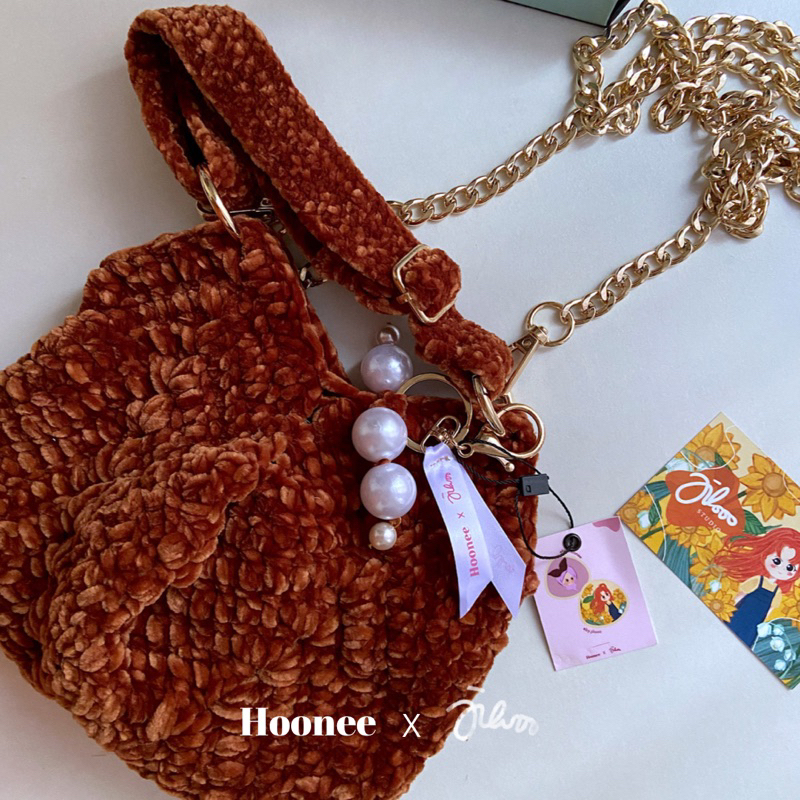 Mini Modern Granny Bag crochet coffee / Tas Rajut / Tas Selempang / Handmade tas rajut velvet / Tas 