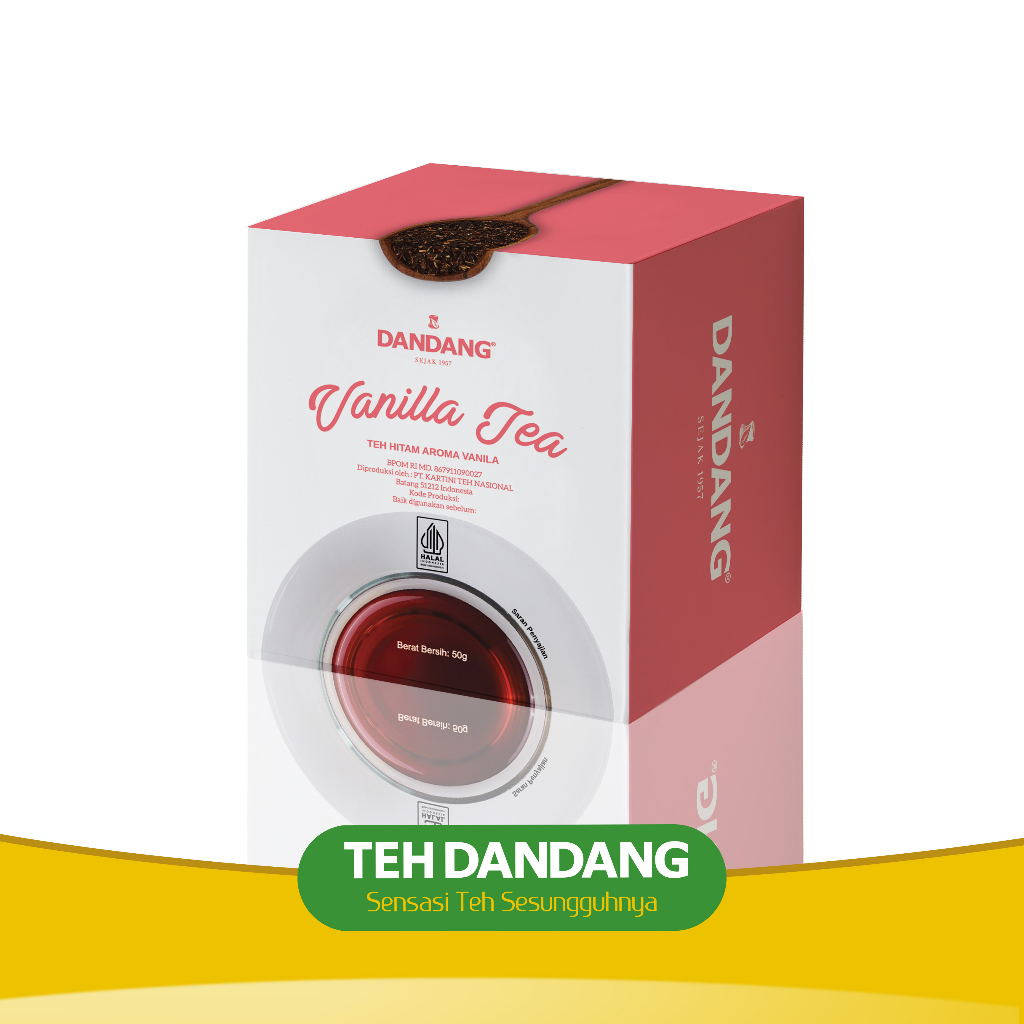 

Teh Dandang Blacktea Vanila Tubruk [1 slop isi 5 box 50gr]