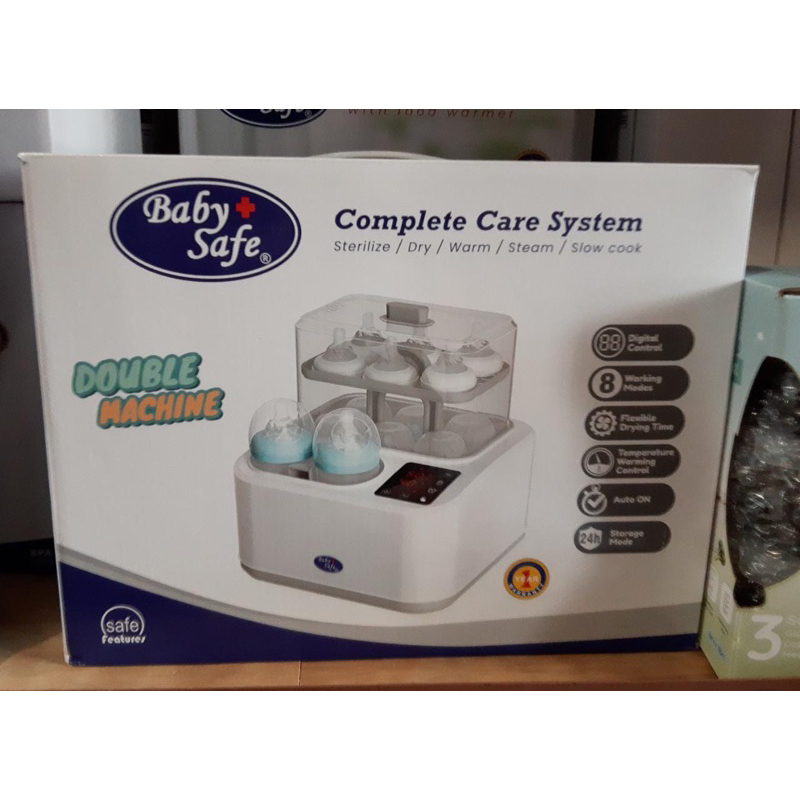 Baby safe complete care system lb915 ( sterlilizer - warmer - dryer - steam - slow cooker )