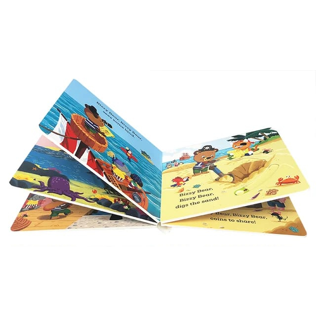 WD Buku Import Bizzy Bear Slider Pull and Push Board Books Buku Cerita Anak Kids Story Book