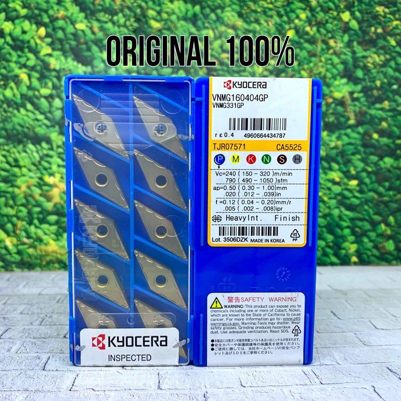 Insert VNMG 160404 Original Kyocera baru..VNMG16 0404..VNMG160404..VNMG 16 04 04