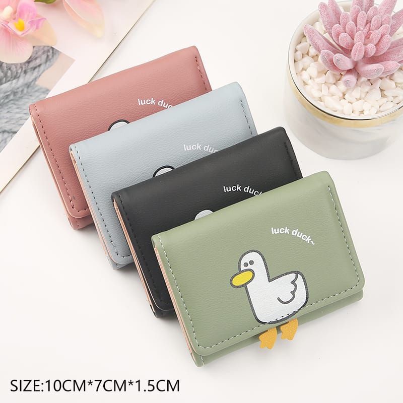 DW-16 Dompet lipat Wanita Mini Luck Duck