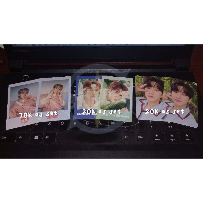 Changbin photocard pola skz chocolate factory md sg2022 photocard welcome kit changbin set