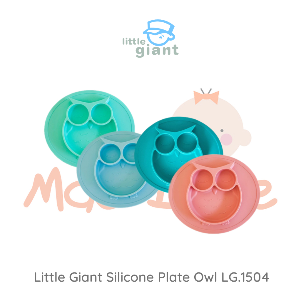 Little Giant Owl Silicone Plate Piring Makan Silikon LG.1504