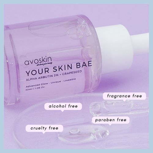 Avoskin Your Skin Bae Alpha Arbutin Serum 30ml-Samarkan Bekas Jerawat