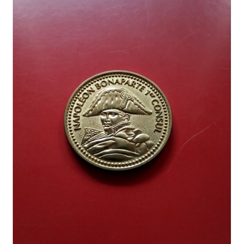 Koin Souvenir NAPOLEON BONAPARTE (Gold Plated)