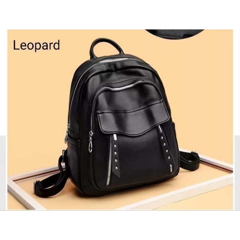 Ransel wanita backpack tas punggung remaja/ tas kerja besar/ tas gandong pabrik / ransel kulit ootd
