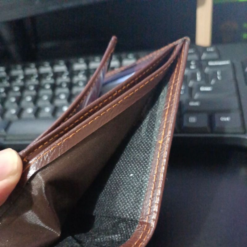 Dompet Pria Resleting Luar + Box Kulit Dompet Murah Dompet Sintetis Dompet Pendek Dompet Distro