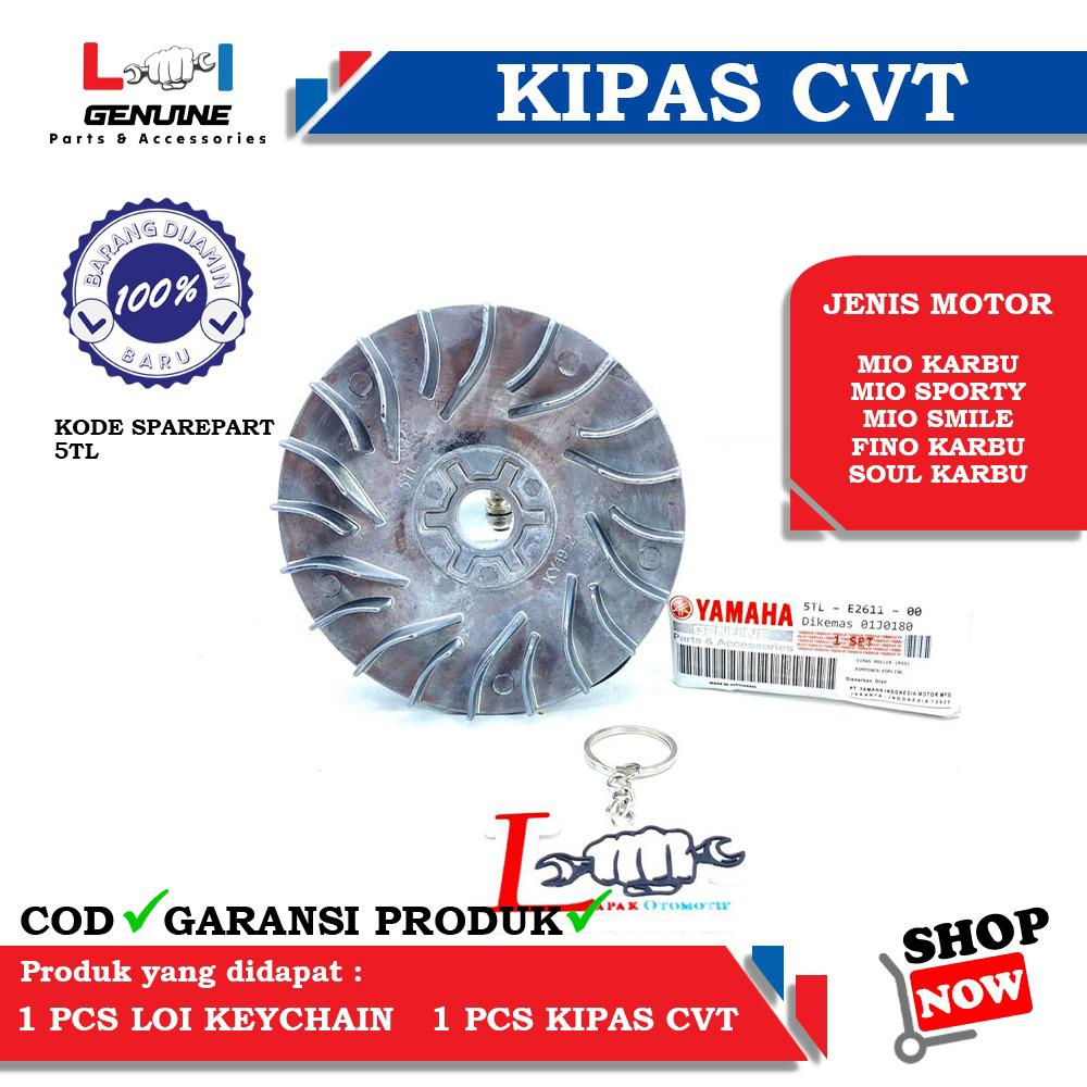 -LOI- KIPAS ROLLER CVT PULLY MIO KARBU , MIO SMILE , FINO KARBU , MIO SPORTY , SOUL KARBU