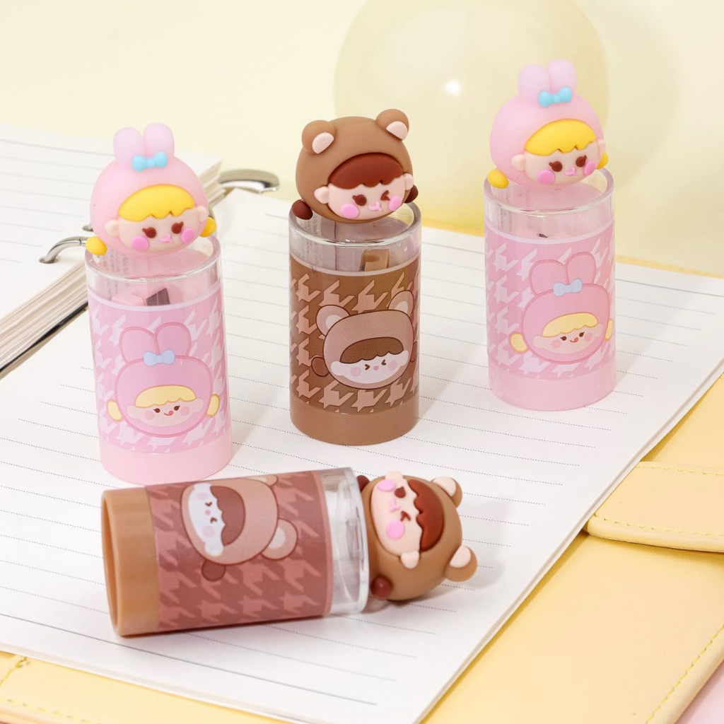 KENSHO Rautan Karakter Lucu Cute / Serutan Pensil / Pencil Sharpener Import