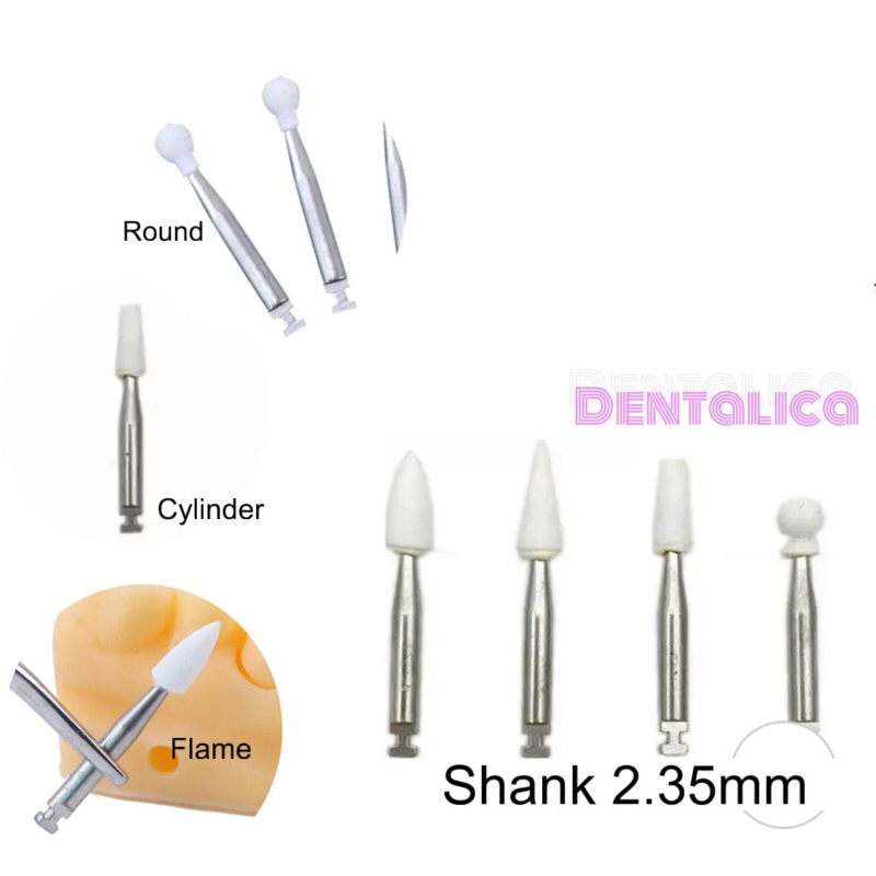 Dental bur arkansas stone / bur alpin low speed