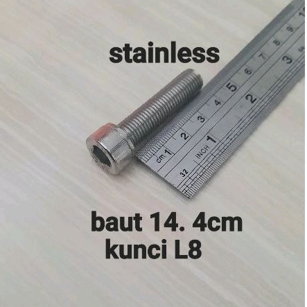 baut 14. 4cm L8 stainless