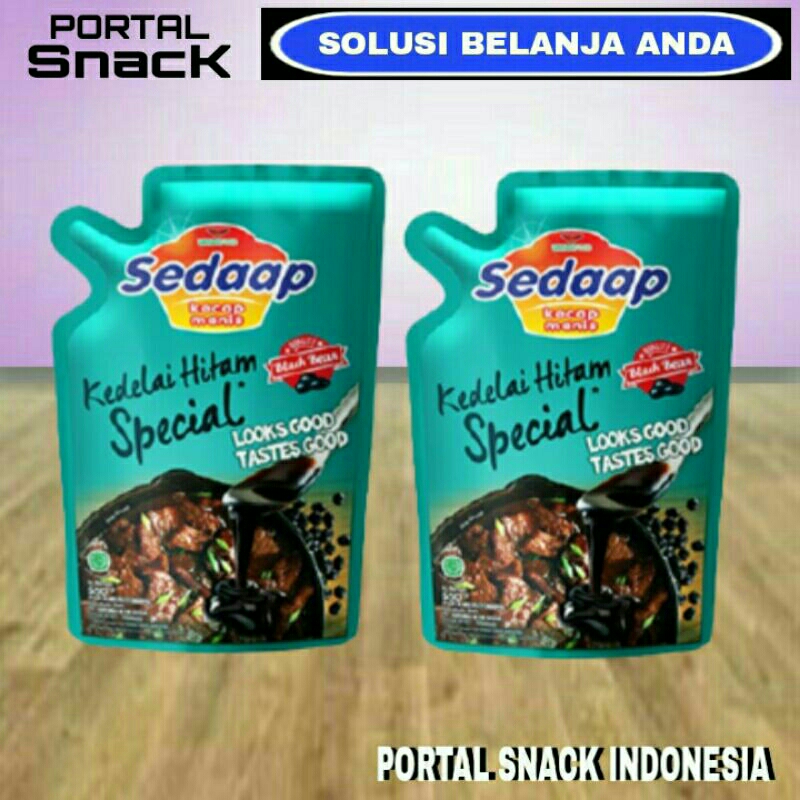 

SEDAAP kecap manis kedelai hitam 520ml