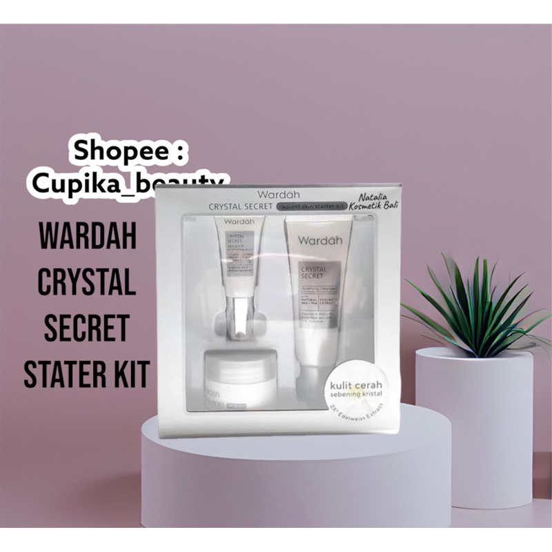 [op.x] new produk ! [ stater kit ] Wardah Crystal Secret Radiant Skin Starter Kit Paket Hemat White Secret