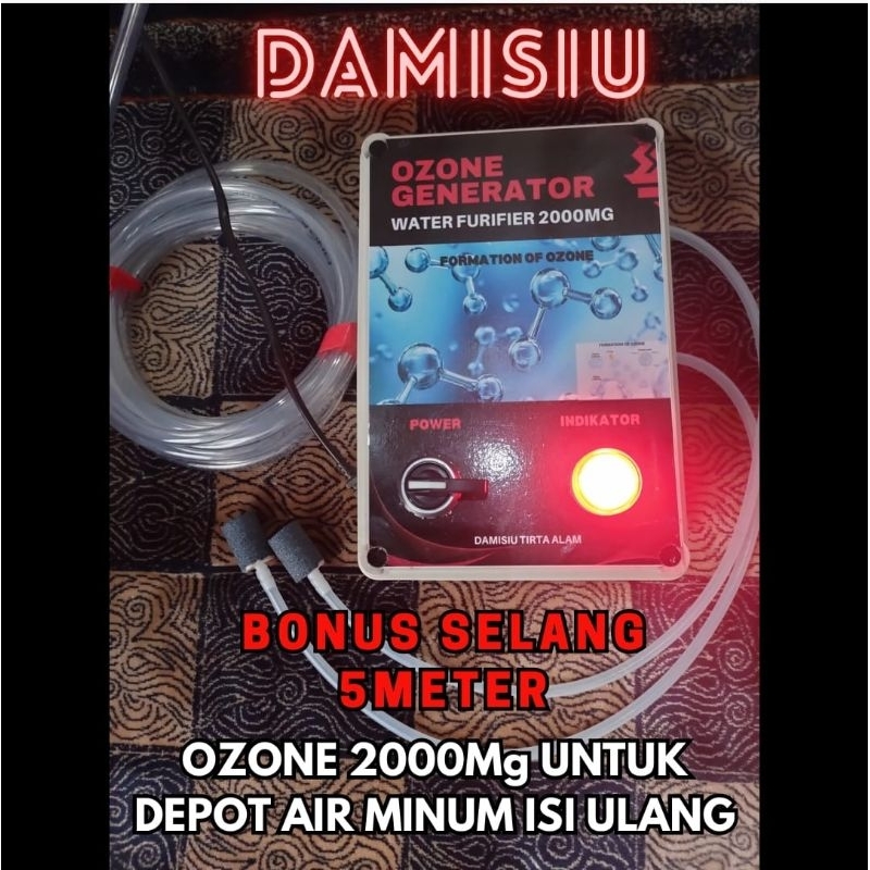 ozon generator 2000mg untuk depot isi ulang