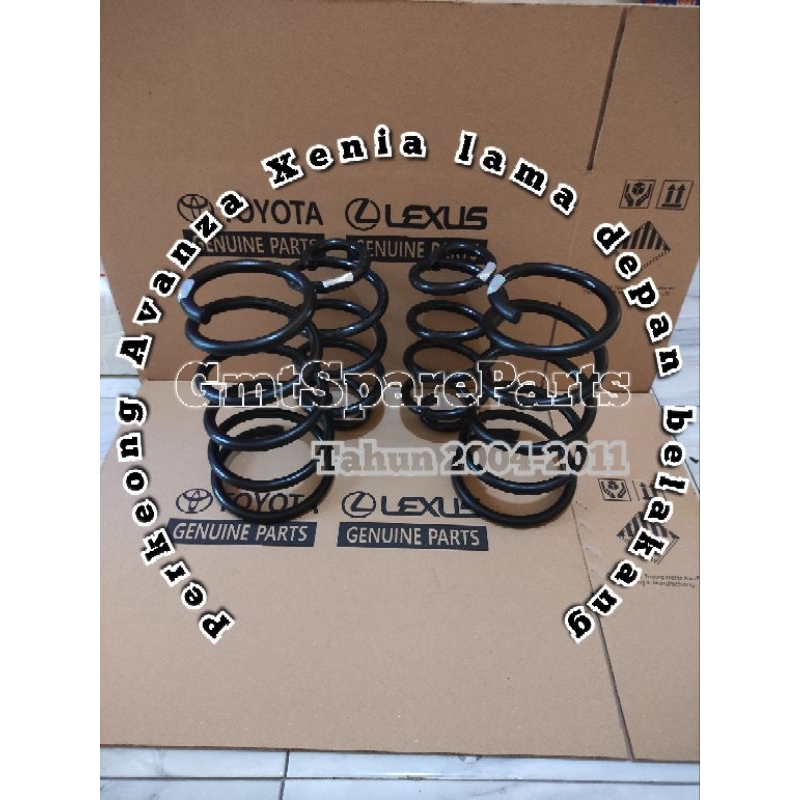coil spring/per keong Avanza Xenia lama depan belakang Toyota asli original tahun 2004 2005 2006 200