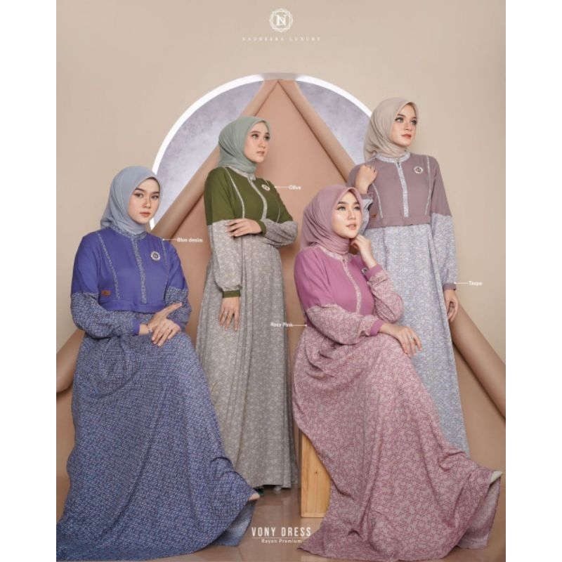COD ✓ VONY DRESS By NADHEERA LUXURY / GAMIS LEBARAN 2023
