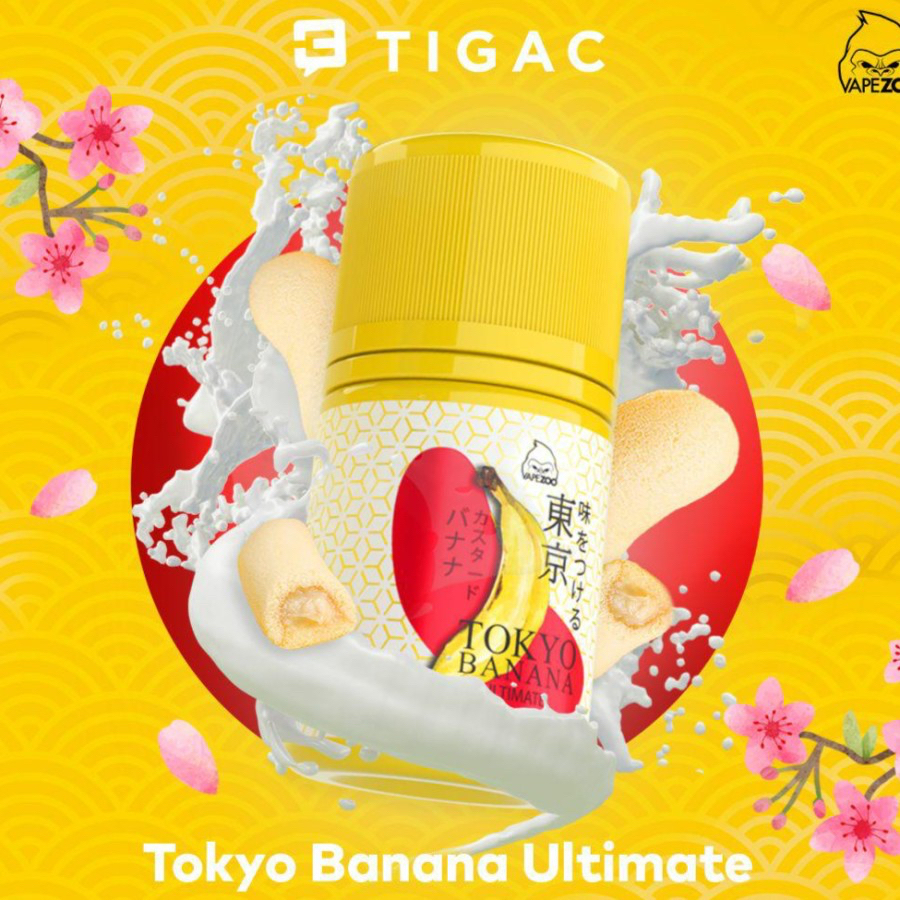 Tokyo Banana Ultimate 60ML by Vape Zoo x Tigac Berpita Cukai