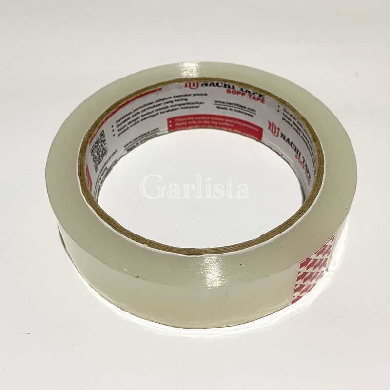 

Isolasi Bening Nachi 24 mm 72 Yard / Selotip Bening Transparan Nachi