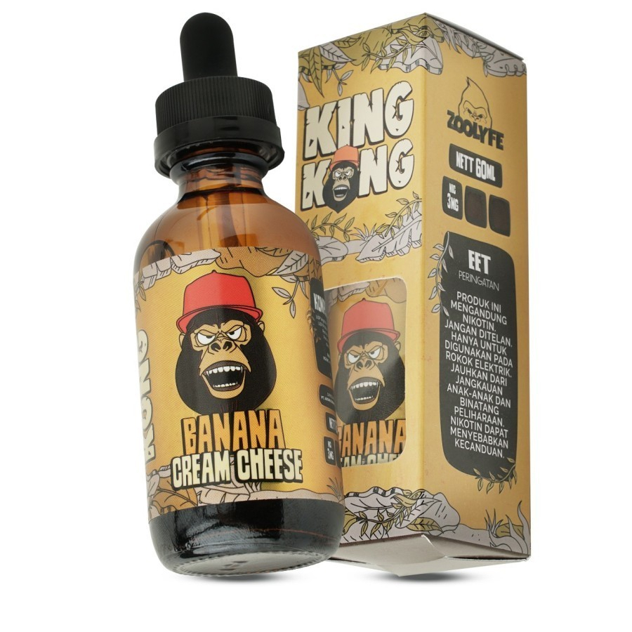 King Kong Banana Cream Cheese 60ML by Zoolyfe X Vape Zoo