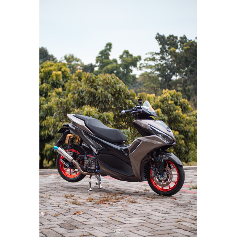 knalpot arm aerox new