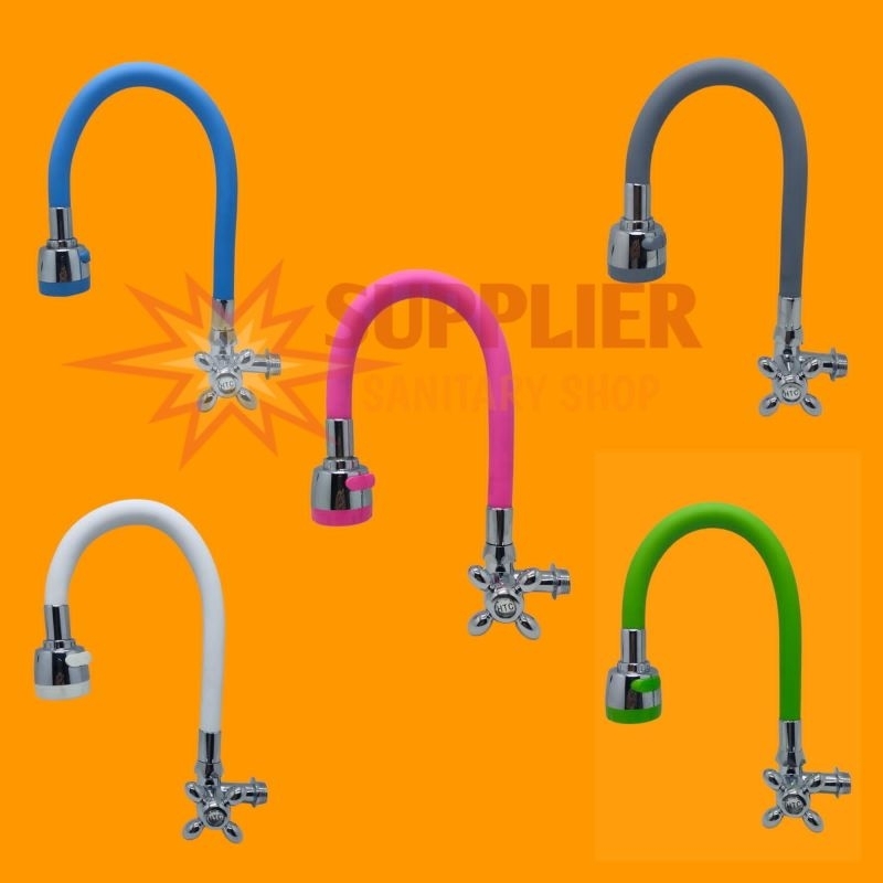 KRAN CUCI PIRING FLEXIBEL/KRAN DAPUR/KRAN DINDING/KRAN ANGSA