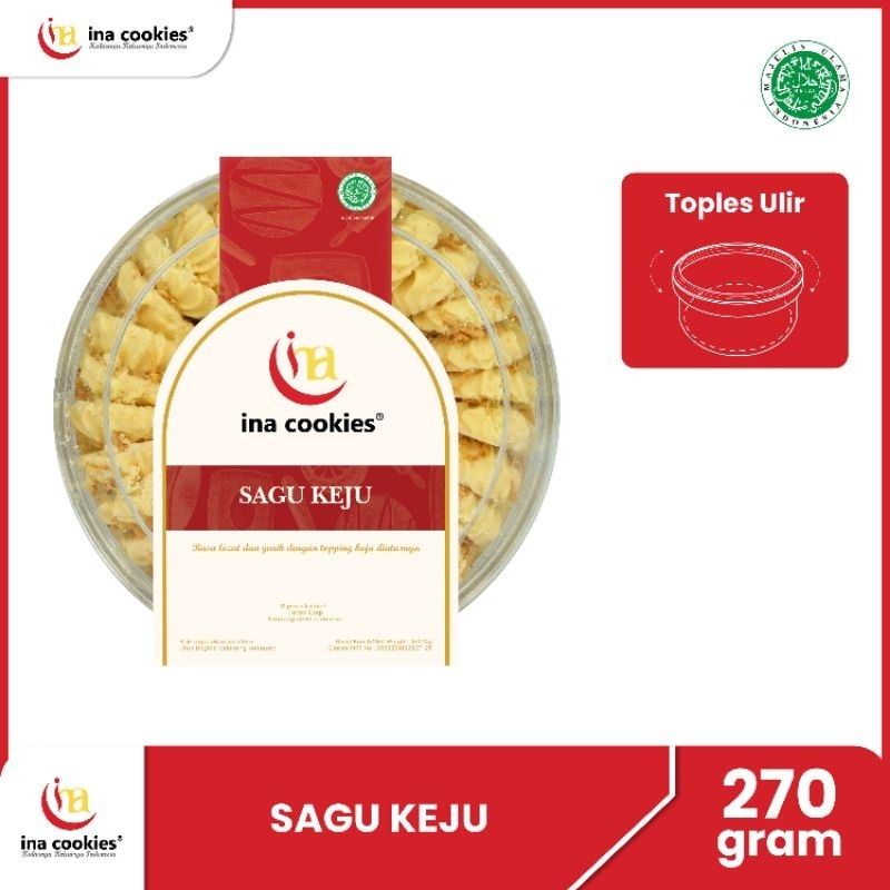 

Sagu Keju Ina Cookies reguler