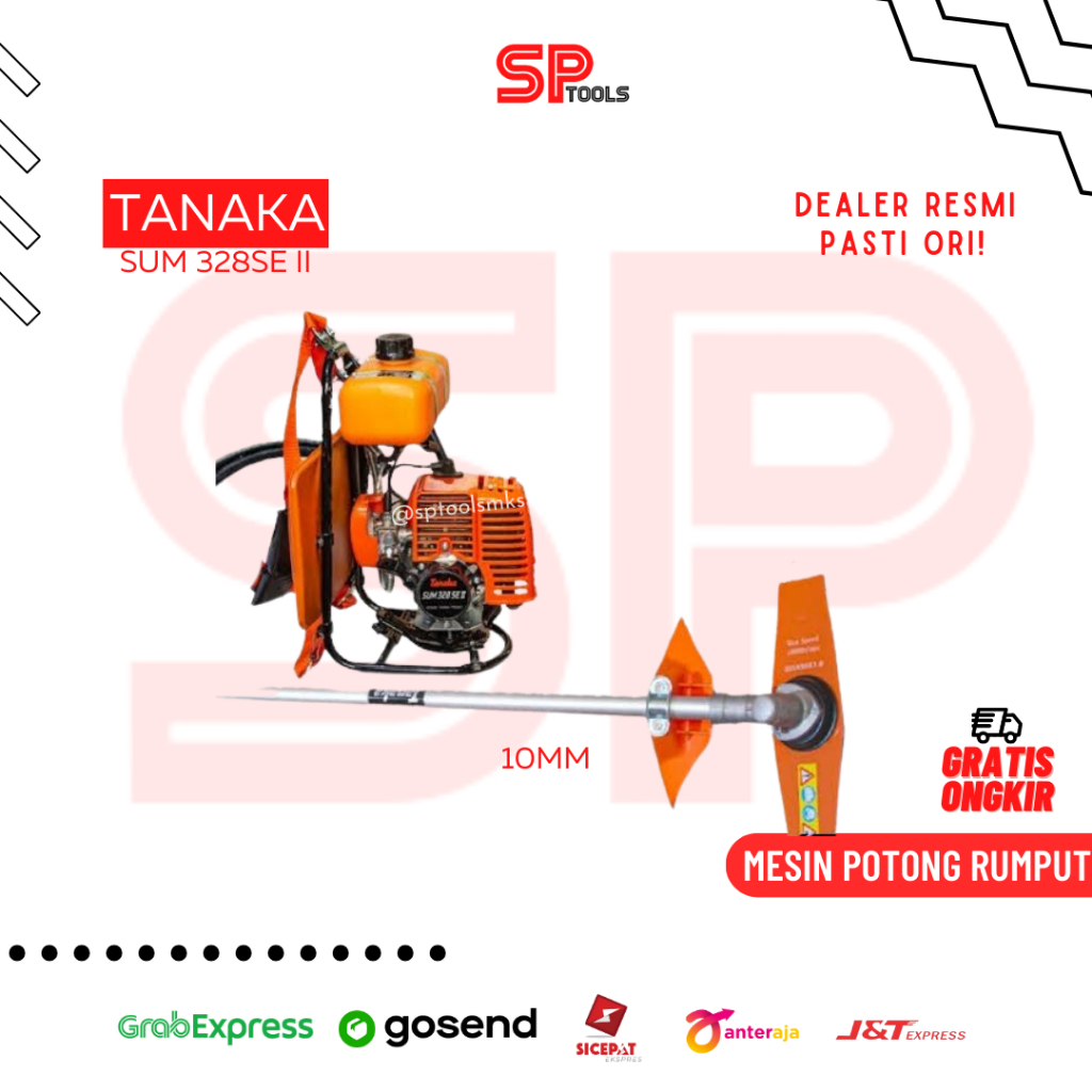 MESIN POTONG RUMPUT / BABAT TANAKA SUM 328 / SUM328 SE II TANAKA ASLI