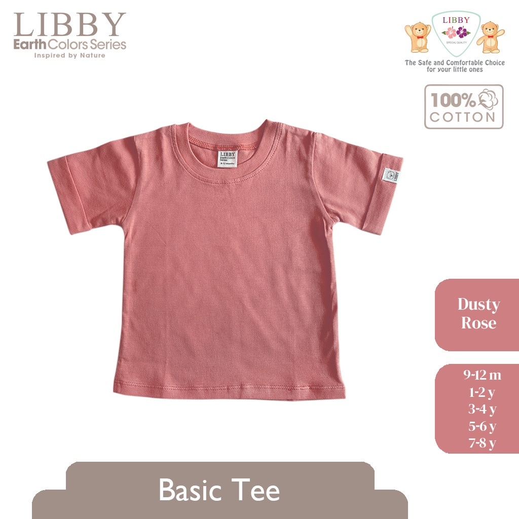 LIBBY Earth Color Basic Tee(1PCS /Pack)