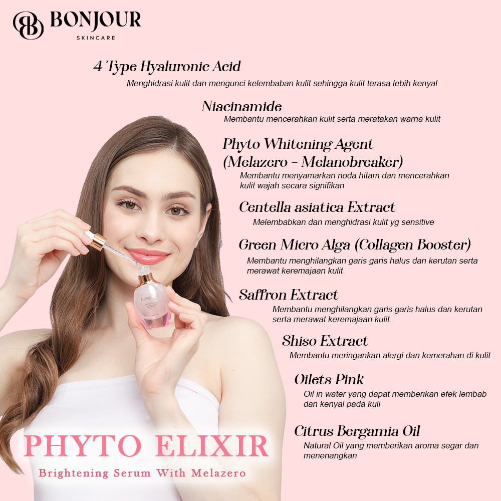 ❤ BELIA ❤ BONJOUR (BUNDLING) Beauty Jania Rubens Immortal Moisturizer with 6X Ceramide 25g | Phyto Elixir Brightening Serum with Mlazero 17g | Pelembab Wajah EXCLUSIVE | BPOM skincare