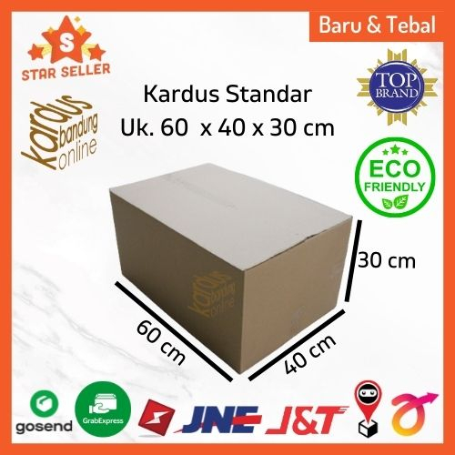 

Kardus Box Kotak Dus Packing Besar Jumbo untuk Pindahan Polos Murah Uk 60x40x30 cm CFlute Tebal 4 mm