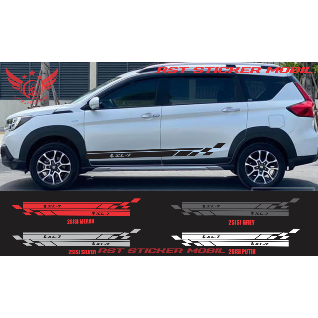 sticker stiker mobil xl-7 cutting sticker suzuki xl7 terbaru