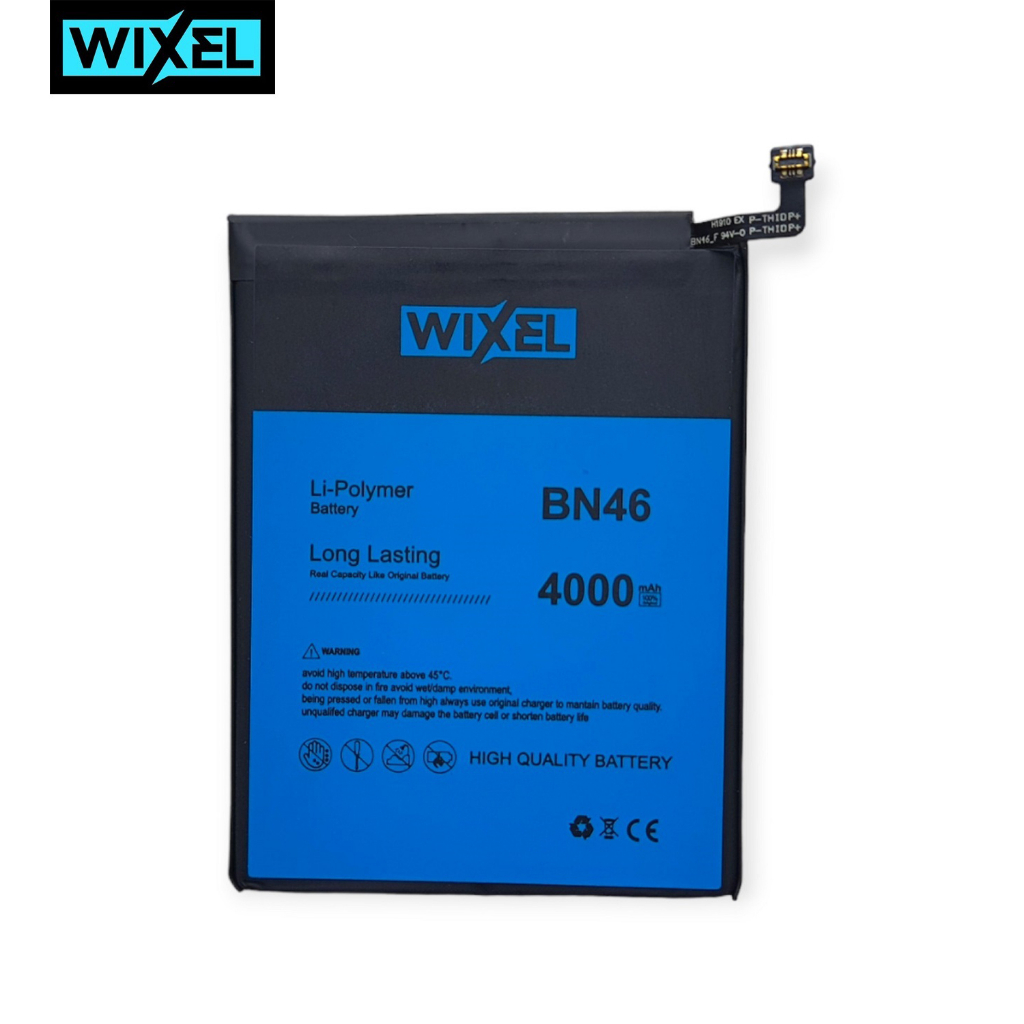 WIXEL Baterai XiaoMi BN46 Redmi 7 Note 8 Real Capacity Battery Original 100% Ori Batre Batrai HP Handphone BN 46 Double Power