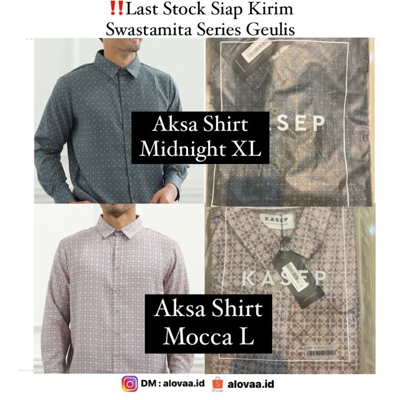 AKSA SHIRT MIDNIGHT GEULIS AKSA SHIRT MOCCA GEULIS SWASTAMITA SERIES BUMANTARA SERIES GEULIS ZABINA 