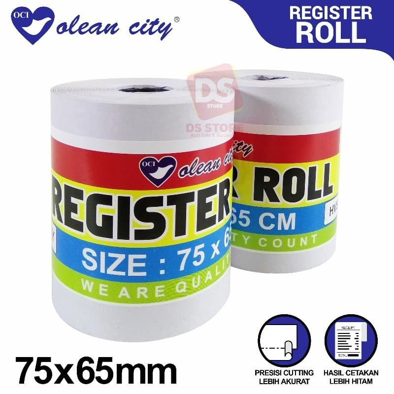 Kertas Register Roll Oci 75X60 2 Ply Pop 1