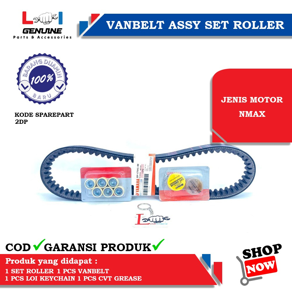 -LOI- VANBELT ASSY SET ROLLER NMAX 150, NMAX 155 2DP