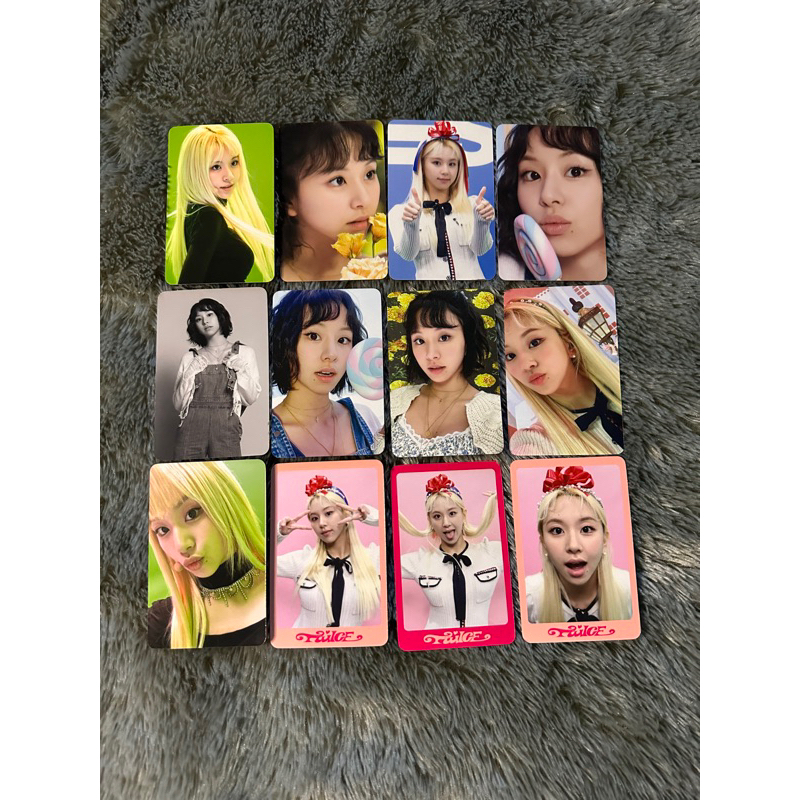 twice chaeyoung dicon set official photocard