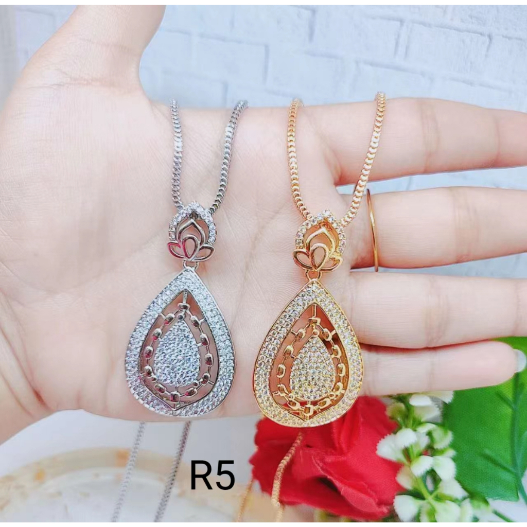 Kalung Xuping Mata Full Lapis Emas Perhiasan Fashion R5/R6/R7/R8