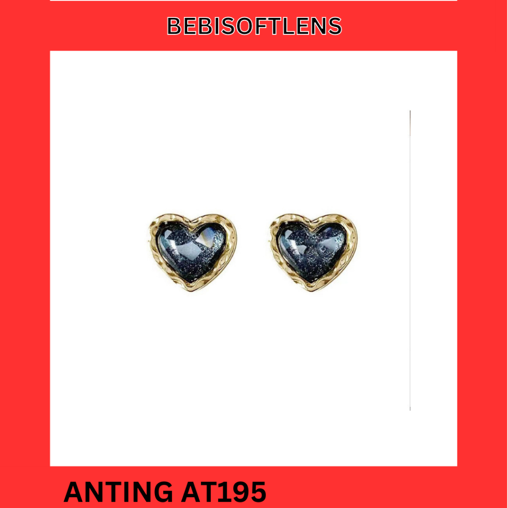 Anting AT195 Perak / Silver S925 Anting Unik Lucu Keren Fashion Wanita /Deluna /BB