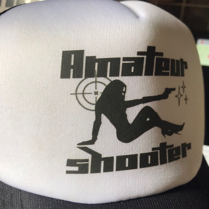 Topi Jaring Lazyscratch - Amature Shooter Black And white