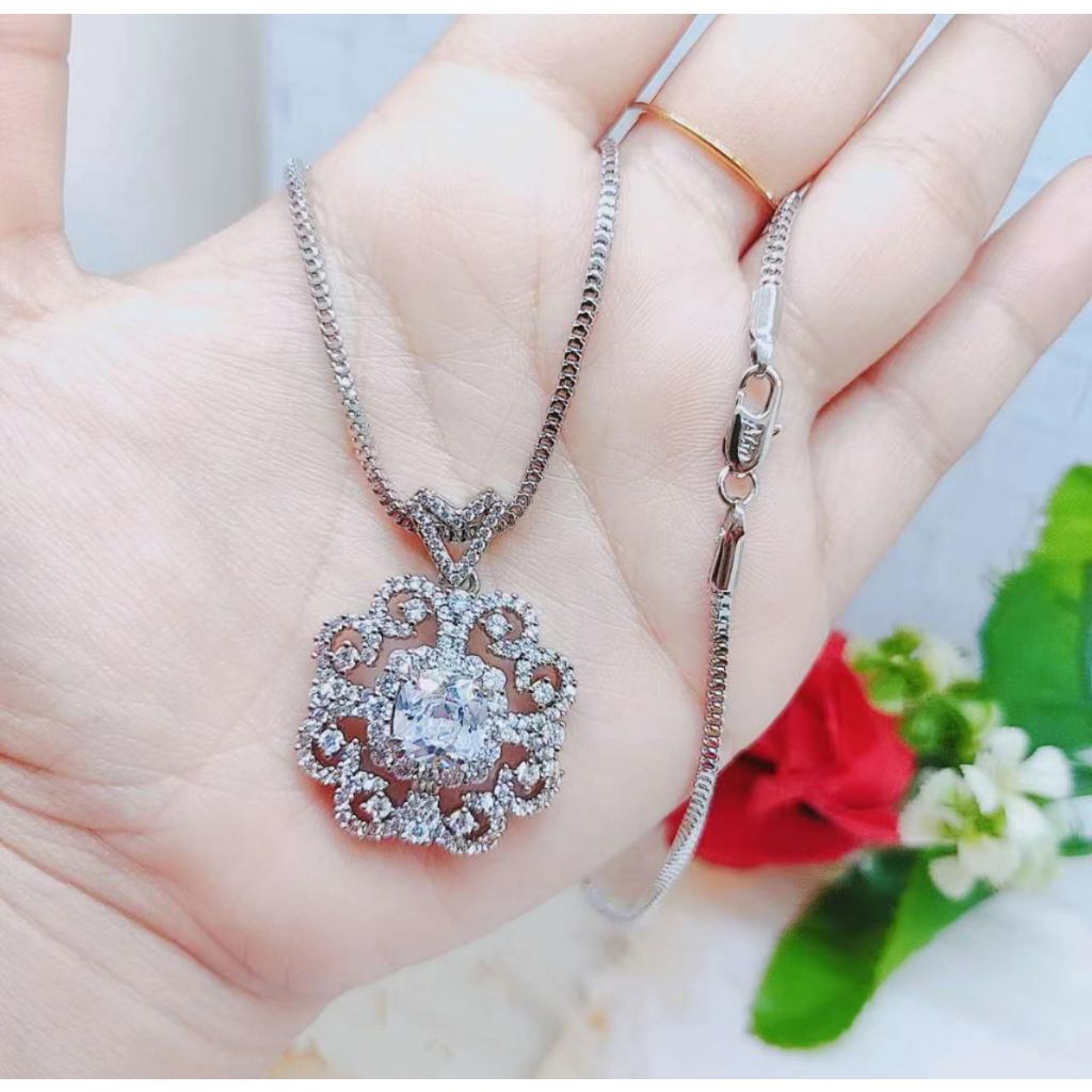 Kalung Xuping Mata Full Lapis Emas Perhiasan Fashion R9/R10